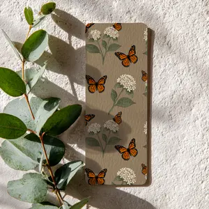 Monarch Butterfly and Milkweed Bookmark