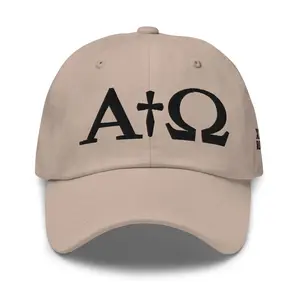 ALPHA + OMEGA DAD HAT