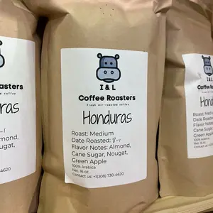 Honduras Medium Roast Coffee Beans - Perfect for Your Morning Beverage -  Milk Chocolate, Roasted Hazelnut, Red Apple flavor notes