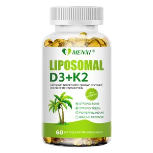 Vitamin D3 K2 Supplement 60 Softgels | Natural Nutritional Supplements | Enhanced Energy & Health Support | Bone & Joint Support my daily D3K 2