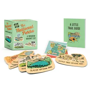 The National Parks: A Wooden Magnet Set by RP Minis [Novelty Gift]