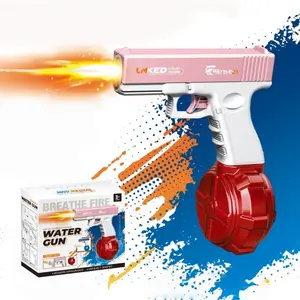 Electric Toy Water Gun with LED Light, Handheld, Summer Fun, Perfect Father's Day Gift, Large Capacity Continuous Shooting, Outdoor Pool Party Play