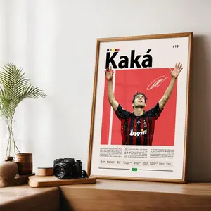 Kaká Legendary Brazilian Footballer poster Ballon d’Or Winner World Cup Champion Playmaker