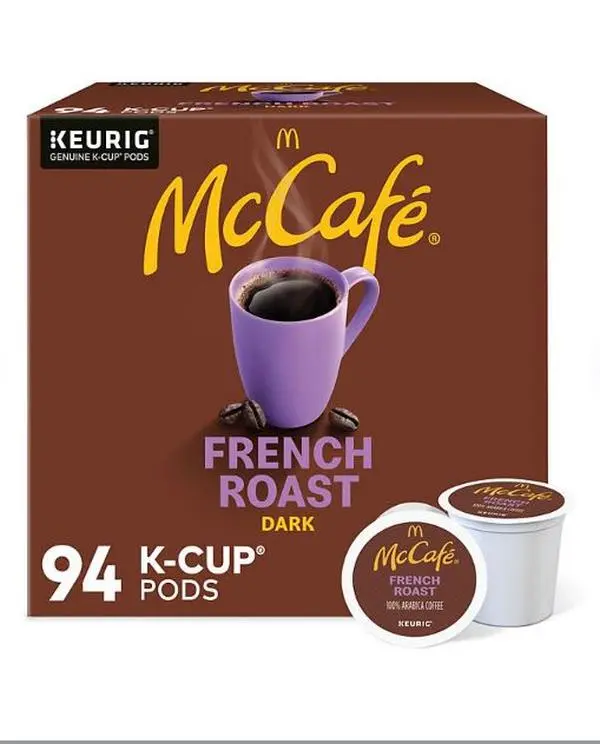 McCafe Medium Roast Ground Coffee, Premium Roast Decaf, 12 Oz Bean Beverage Dark Flavor French
