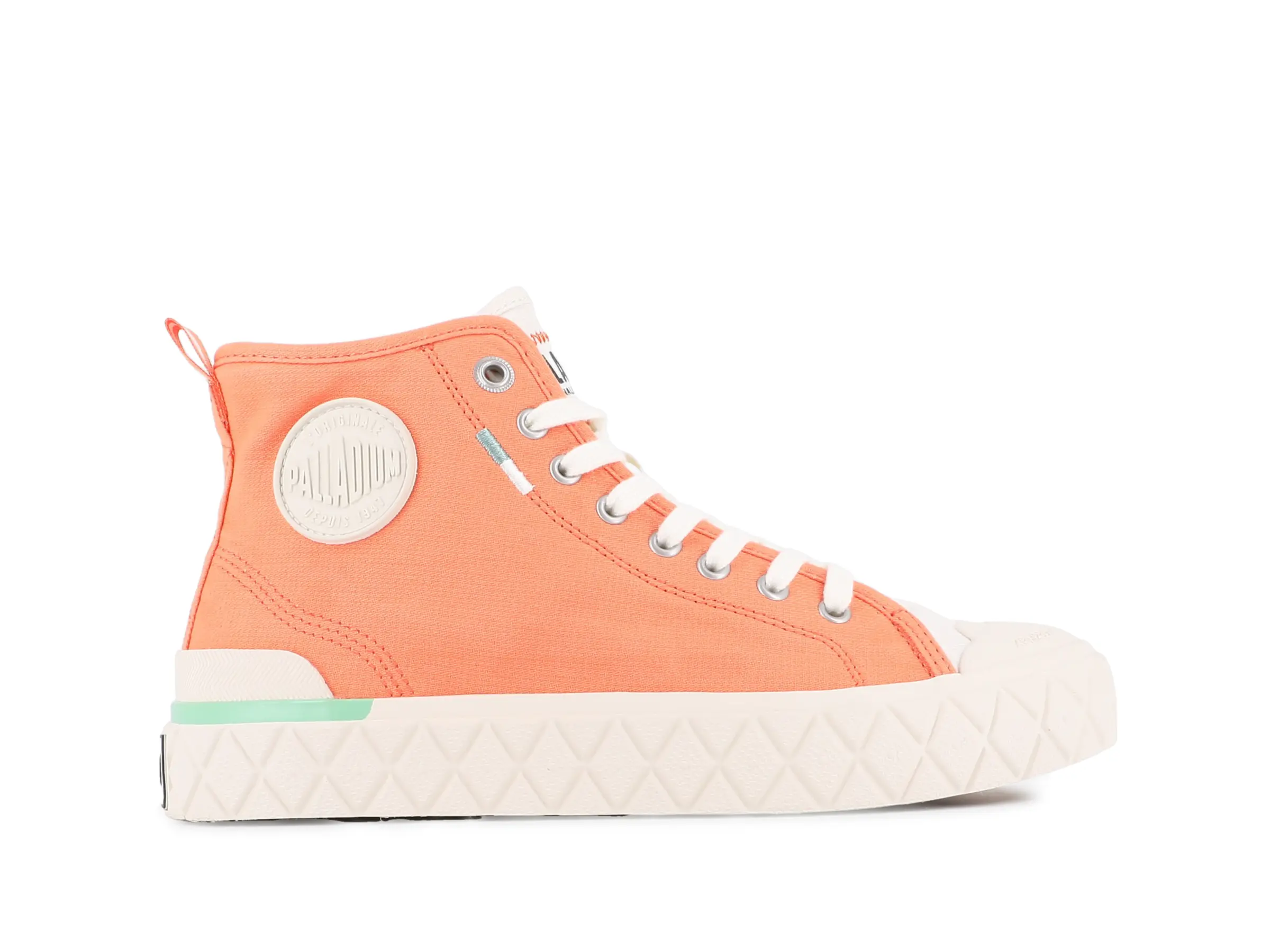 Palla Ace Chukka Organic - Sunstone Orange, Casual High-Top Sneaker