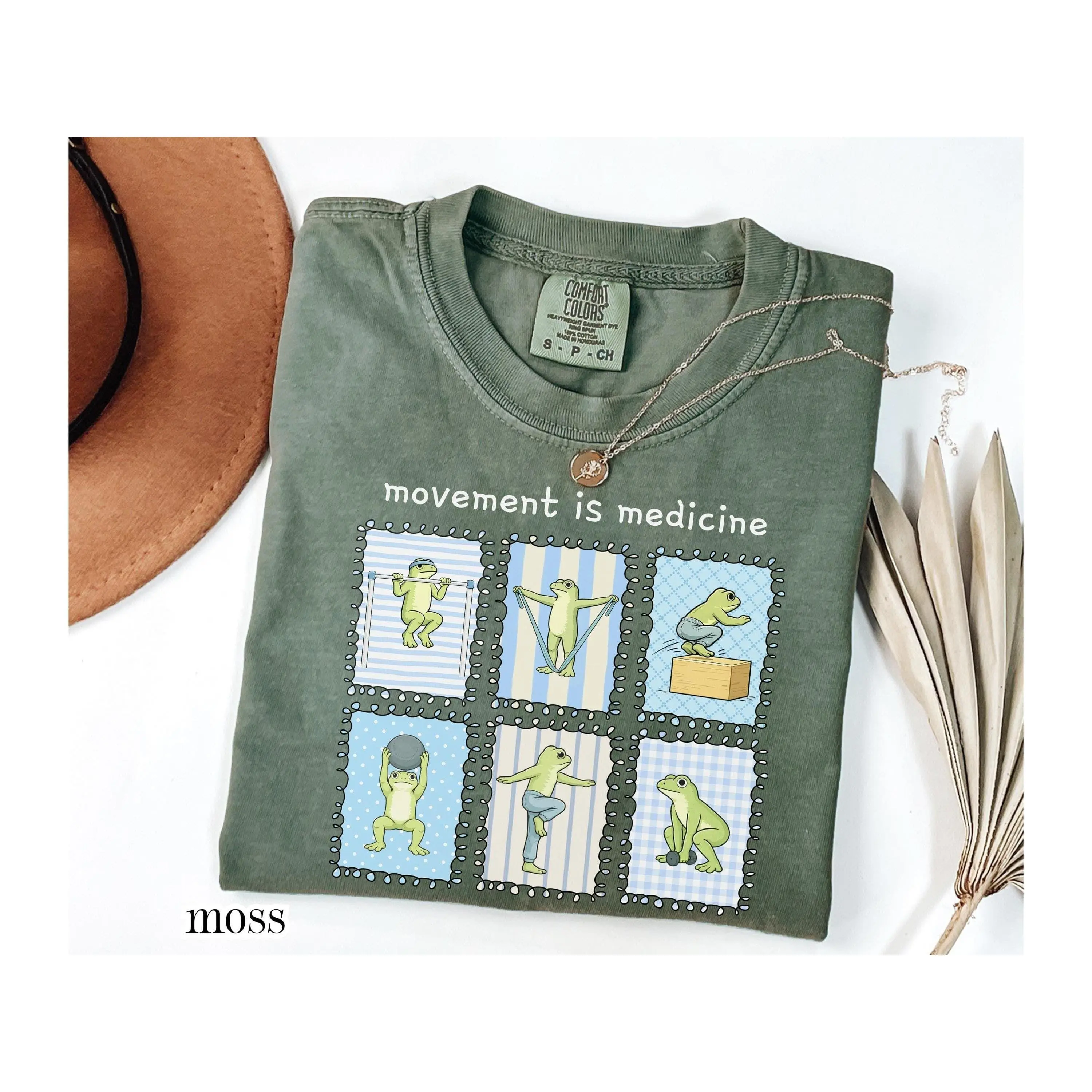 Physical Therapy Shirt, Movement Is Medicine Frog Tee, Funny PT Gift, Therapist Assistant Shirt, Pediatric Therapy Tee