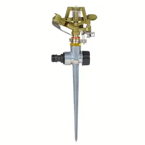 [Customer Favorite] 360° Rotating Garden Sprinkler - Automatic Rocker Arm, Metal, Ideal for Lawn & Flower Watering, Drip Irrigation System Compatible