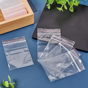 Rectangular zipper-sealed bags for small item packaging and storage, practical and convenient, suitable for small businesses - jewelry display and packaging supplies