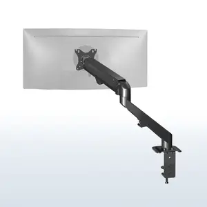 Pneumatic Arm Single 17” to 27” Monitor Desk Mount