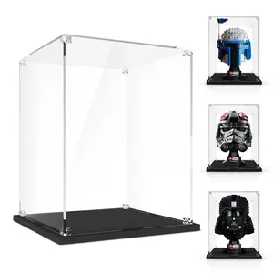 Display Case for  Star- Wars Helmet, Display Box Compatible with  Helmet 75429 76285 75349 75328 75304 75351 75327 76187 76182 76199