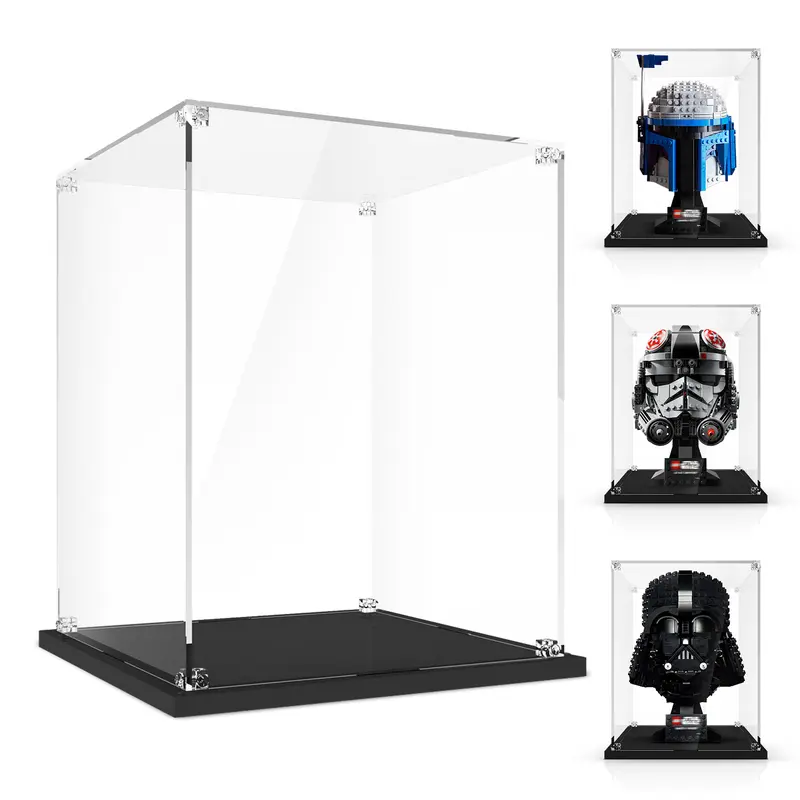 Display Case for Star- Wars Helmet, Display Box Compatible with Helmet 75429 76285 75349 75328 75304 75351 75327 76187 76182 76199