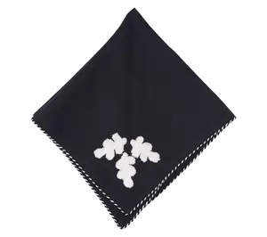 Nordic Joy Onyx Napkin Set of 4 by Valerie