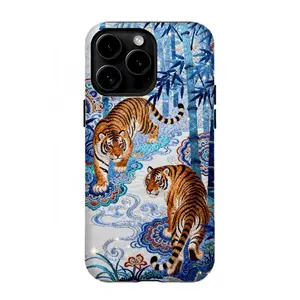 Wild Tiger & Panther Phone Case,Tough phone case,for iPhone 16 15 14 13 12 11 17Pro Max