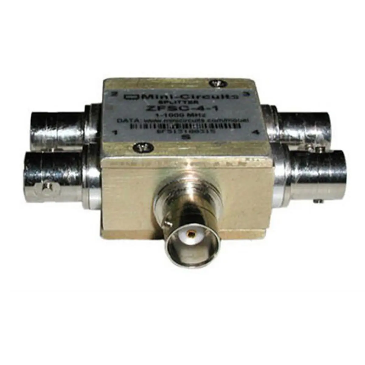Lectrosonics ZFSC41 4-Way Passive RF Signal Splitter, 1 to 1000MHz Range
