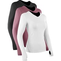 10:black, Pink, White, Pack of 3