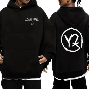 Retro Rock Yungblud Lowlife 2025 New Album Double Sided printed streetwear Men women Casual Sweatshirt Unisex Fleece pullovers 4OO