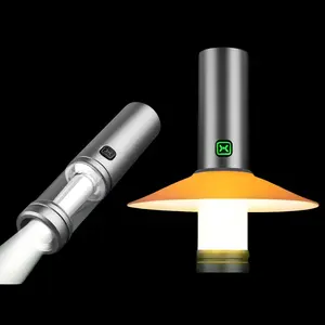 LED Camping Lights Flashlight Rechargeable Lantern, Camping Essentials Portable Mini Camping Light Warm Glow Lamp, for Camping Gear, Hiking, Hurricane Supplies, Emergency Essentials