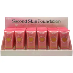 Base de Maquillaje Second Skin Amuse - Venta al por Mayor Display 24 Unidades (KL307MIX)