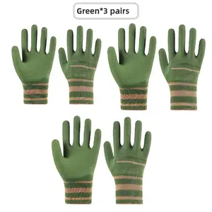 3 pairs of horticultural industrial gloves, wear-resistant and puncture-proof, of high quality, washable, suitable for rose picking and gardening operations