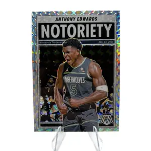 2024-25 Panini Mosaic #1 Anthony Edwards Notoriety Mosaic Minnesota Timberwolves