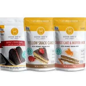 Cake Bundle - Keto, Gluten Free, No Sugar Added - 1 Devil's Food, 1 Carrot & 1 Yellow Snack Cake