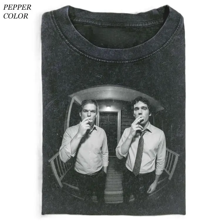 Vintage Dexter Shirt, Dexter and Brian Smoking Shirt, Movie 90s Tee, Unisex Meme Cringe Funny Dumb Shirt, Trending Shirt, Womenswear Streetwear Top