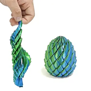 3D Printed Transformable Dragon Egg Fidget Toy Expandable Twist Sensory Toy Stress Relief Anti-Anxiety Decompression Toys