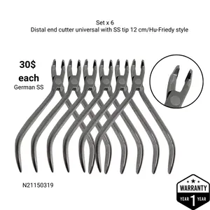 Distal end Cutter Universal With SS Tip 12 Cm / Hu-Friedy Style  Set x 6 N21150319