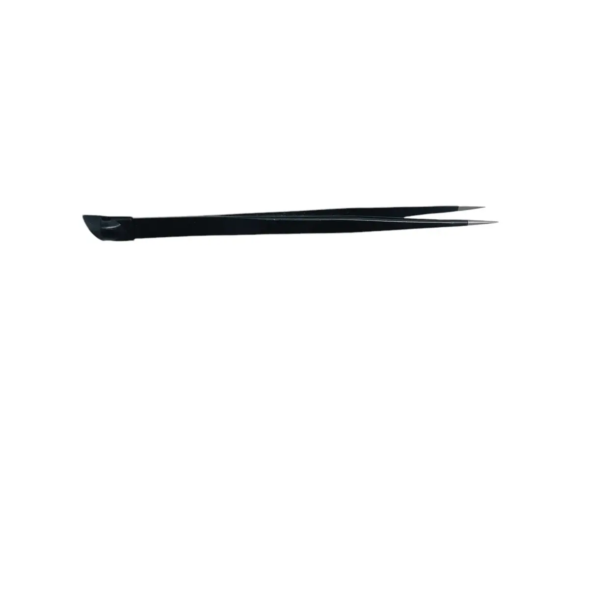 Black and Pink Precision Tweezers for Nail Stickers, Tweezers for Easy Application, Stainless Steel Nail Art Tools