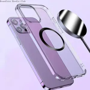 Magnetic Metal Ring, Stainless Steel Universal Magnetic Metal Plate Ring, Suitable For Magsafe Wireless Charger, Magnetic Smartphone Holder