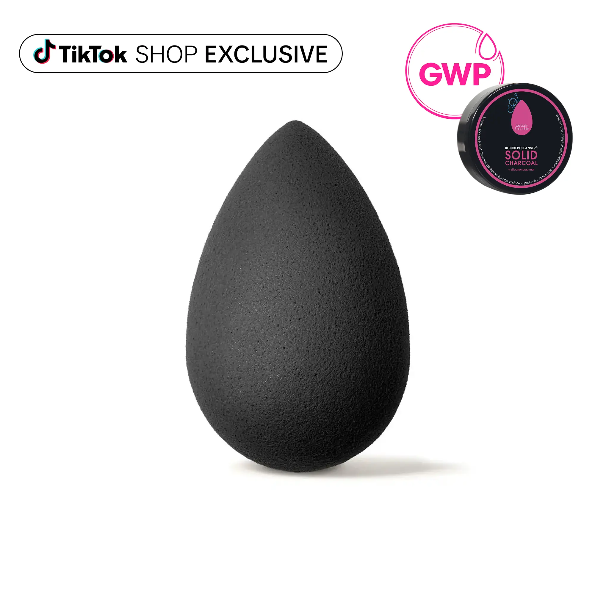 Beautyblender Pro – Black Original Makeup Sponge | Pro-Favored | HD Blending | + Bonus Gift With Purchase!