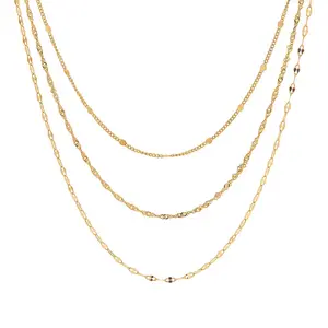 The Layered Gold Chain Set