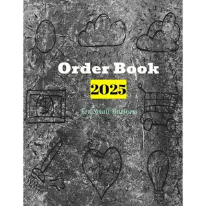 Order Book for Small Business: Simple Order Tracker & Log Book | Sales Record Keeper | Online Retail & Handmade Business Organizer | Large 8.5"x11" ... | Track Orders, Customers, and Sales Easily Paperback – March 23, 2025