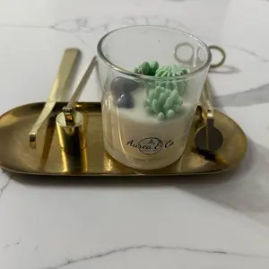 Lavender Serenity. Aurea et Co Lavender Scent Candle.