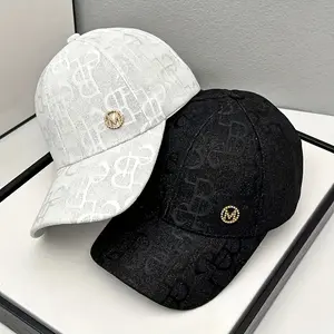 1pc Women's Adjustable Baseball Cap - Lightweight Material, Embroidered Jacquard Design, Suitable for Spring and Summer, Fedora Style, Trendy Casual Fashion, for Daily Wear, Festival Theme, Adjustable Size