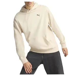PUMA Mens Wardrobe Essentials Relaxed Hoodie Casual Outerwear Casual - White