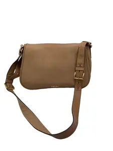 Pre-owned PRADA Vintage Smooth Leather Messenger Crossbody Bag/EE05120813/0813