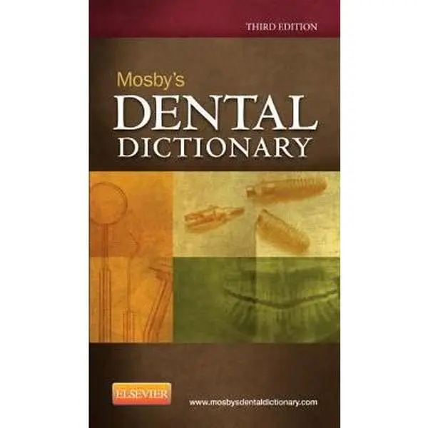 Used Mosby's Dental Dictionary - Elsevier, Paperback, English, Reference Book with Illustrations, Audio Pronunciations, Companion Website