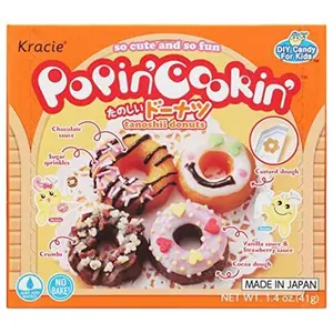 Kracie Popin' Cookin' DIY Candy Donuts Kit, No Bake, 1.4 Ounces (Pack Of 5)