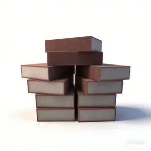 10 Piece Abrasive Cleaning Sponge Set Industrial Style Rust Removal Durable High Density Home Kitchen Bathroom Daily Clean