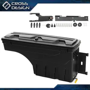 CROSSDESIGN Car Seat Gap Catcher Crevice Pocket Storage Box Toolbox Fit For Ford F-250 350