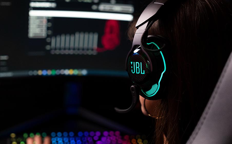 JBL Quantum 910X Wireless, Wireless over-ear performance gaming headset with head  tracking-enhanced, Active Noise Cancelling and Bluetooth