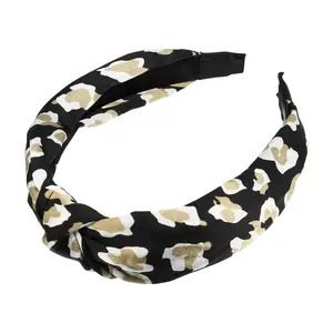 Unique Bargains Leopard Pattern Knotted Headbands, Women's Hairband, Hair Hoop