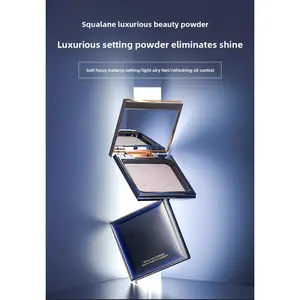 Squalane Luxurious Beauty Powder: Natural Concealer, Long-Lasting, Oil Control, Lightweight, Non-Caking Makeup for Women