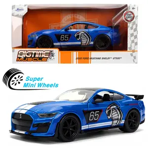 Jada 1:24 2020 Ford Mustang Shelby GT500 – Blue – Bigtime Muscle #36587