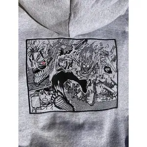 Anime Embroidered Sweater, Dandadann Embroidery Hoodie, Anime Alien Tshirt ,Manga Hoodie, Personal Anime Gift Hoodie,Paranormal Sweater