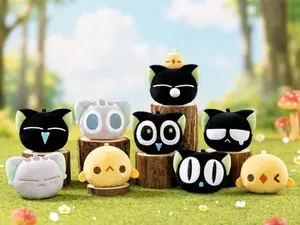 Luo Xiaohei Magnetic Plush Tuanzi Blind Box - Official Cute Character Plushie Mystery Box,Summervibes