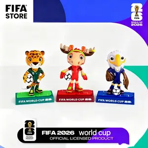 Limited edition FIFA2026 World Cup mascot figurine -9cm official authorized collectible mascot doll set