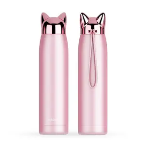 2 Pack Stainless Steel Vacuum Insulated Water Bottle 320ml