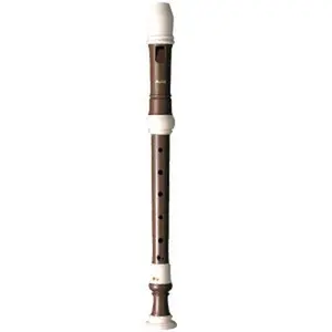 Aulos Haka Series Alto Recorder, Brown - 3 Piece